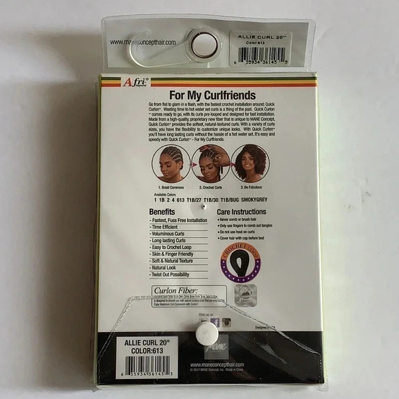 Allie Curly Hair Blonde Wig 20” - Picture 3 of 6